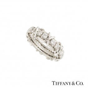 Tiffany & Co. Diamond Schlumberger Ring 1.14ct